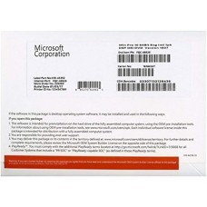 مايكروسوفت ويندوز 10 برو - الرخصة - رخصة واحدة - او اي ام - دي في دي - 64 بت